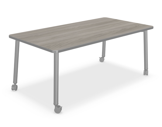AKT Rectangle Table - Round Legs