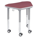 Petal Series Jr. Student Desk with Hard Plastic Top