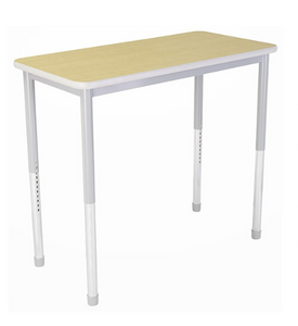 Dura Series Rectangular Standing Fixed Height Dura Table