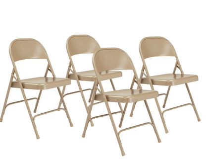 NPS® 50 Series All-Steel Folding Chair - 4 Pack