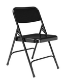 NPS® 200 Series Premium All-Steel Double Hinge Folding Chair - 4 Pack