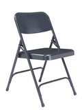 NPS® 200 Series Premium All-Steel Double Hinge Folding Chair - 4 Pack