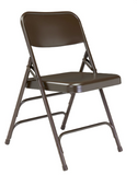 NPS® 300 Series Deluxe All-Steel Triple Brace Double Hinge Folding Chair - 4 Pack