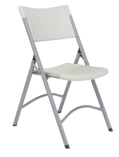 NPS® 600 Series Heavy Duty Plastic Folding Chair - 4 Pack