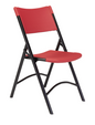 NPS® 600 Series Heavy Duty Plastic Folding Chair - 4 Pack