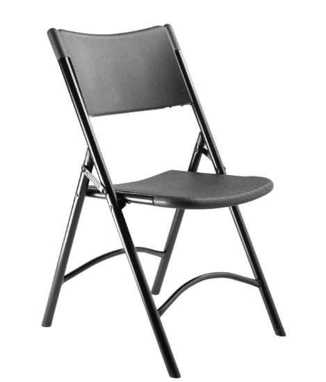 NPS® 600 Series Heavy Duty Plastic Folding Chair - 4 Pack