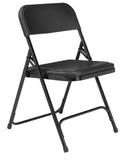 NPS® 800 Series Premium Lightweight Plastic Folding Chair - 4 Pack