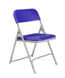 NPS® 800 Series Premium Lightweight Plastic Folding Chair - 4 Pack