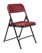 NPS® 800 Series Premium Lightweight Plastic Folding Chair - 4 Pack