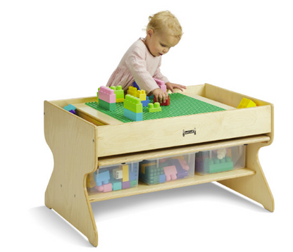 Jonti-Craft® Deluxe Building Table - Preschool Brick Compatible