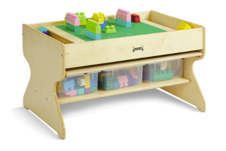 Jonti-Craft® Deluxe Building Table - Preschool Brick Compatible