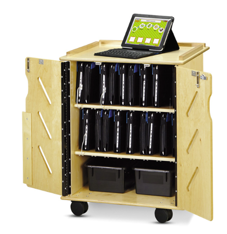 Jonti-Craft® Laptop and Tablet Storage Cart