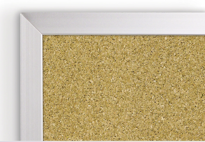 Natural Cork Tackboard - Valu-Tak - Aluminum Trim