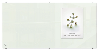 Visionary®  Magnetic Glass Board - Gloss White