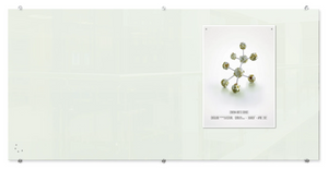 Visionary®  Magnetic Glass Board - Gloss White