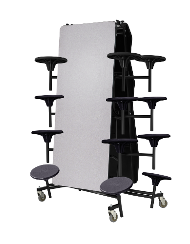 NPS® Mobile Cafeteria Table w/ ErgoMax Stools