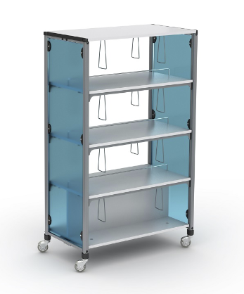 Mobile Double Sided Shelving