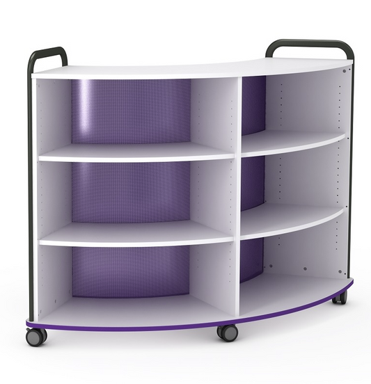 Sweep Single Sided Curved Shelving