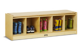 Jonti-Craft® 5 Section Bench Locker